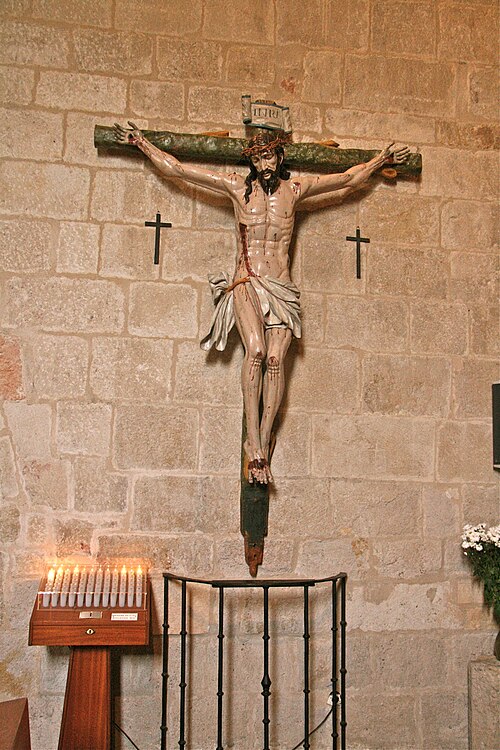 Santísimo Cristo del Amparo Crucificado en la iglesia de San Claudio de Olivares, Zamora